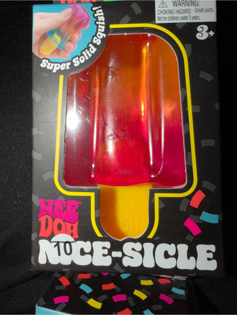 NeeDoh Nice-Sicle Popsicle fidget toy RED